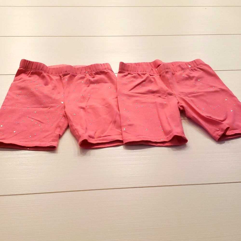 NWOT Arizona Jean Co pink sparkle shorts XXS 4/5 bundle of 2 - Picture 2 of 4